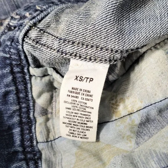 AMERICAN EAGLE Denim Blue Jean Jacket - Women's XS - Picture 4 of 5